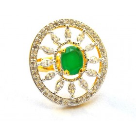Emerald Diamond Ring